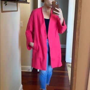 Zara! Hot pink blazer, jacket, dress